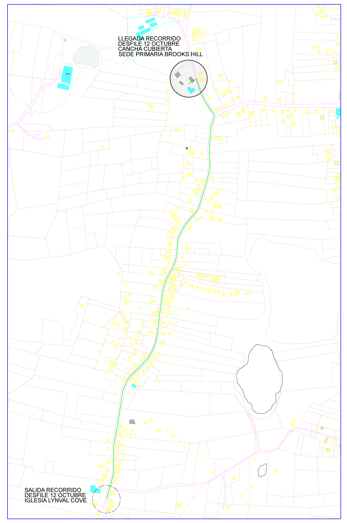 RUTA DESFILE RUTA 12 DE OCTUBRE 2019