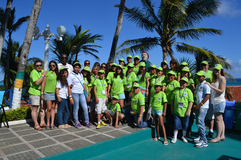 Niños programa alrededor de Iberoamérica visitaron San Andrés
