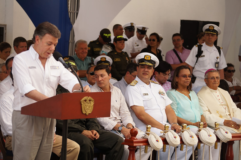 Visita presidente Santos 2